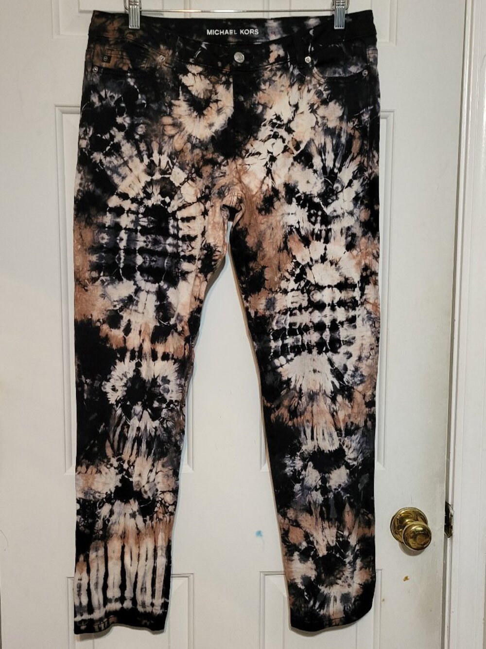 Michael Kors Tie Dye Cotton Skinny Jeans Size 12